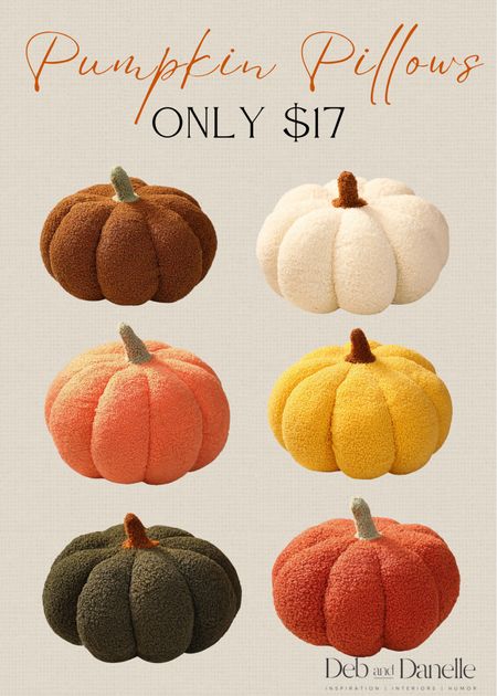 Pumpkin pillows on sale for $17! These are the pottery barn dupe ones! I love them. 

Walmart finds, pumpkin pillow, pottery barn dupe, fall pillow, Deb and Danelle 

#LTKHalloween #LTKsalealert #LTKSeasonal