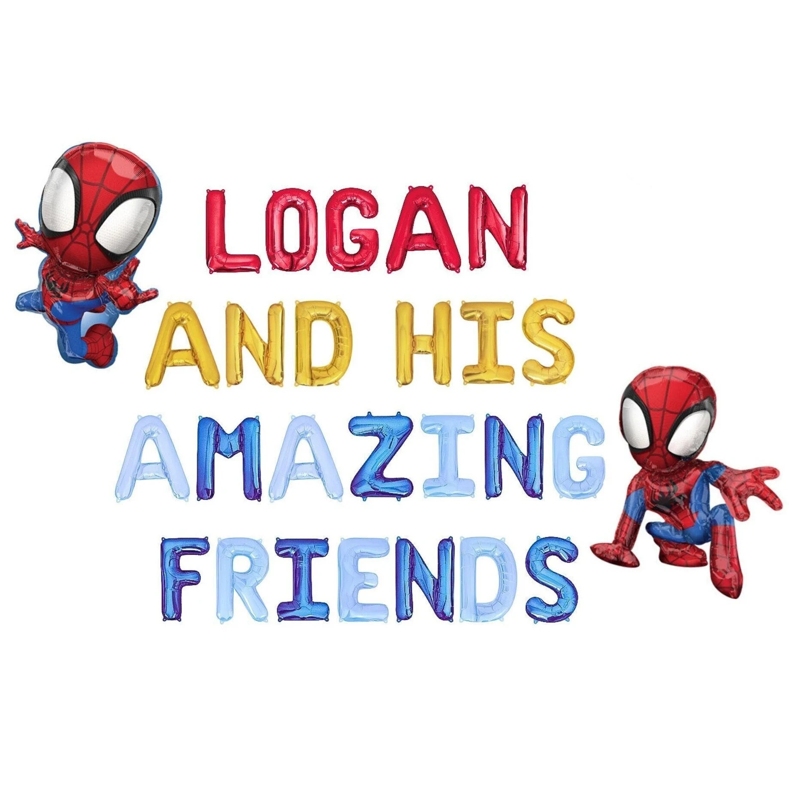 Amazing Friends Birthday Party Decorations - Featuring Spidey and His Amazing Friends Balloon - B... | Etsy (US)