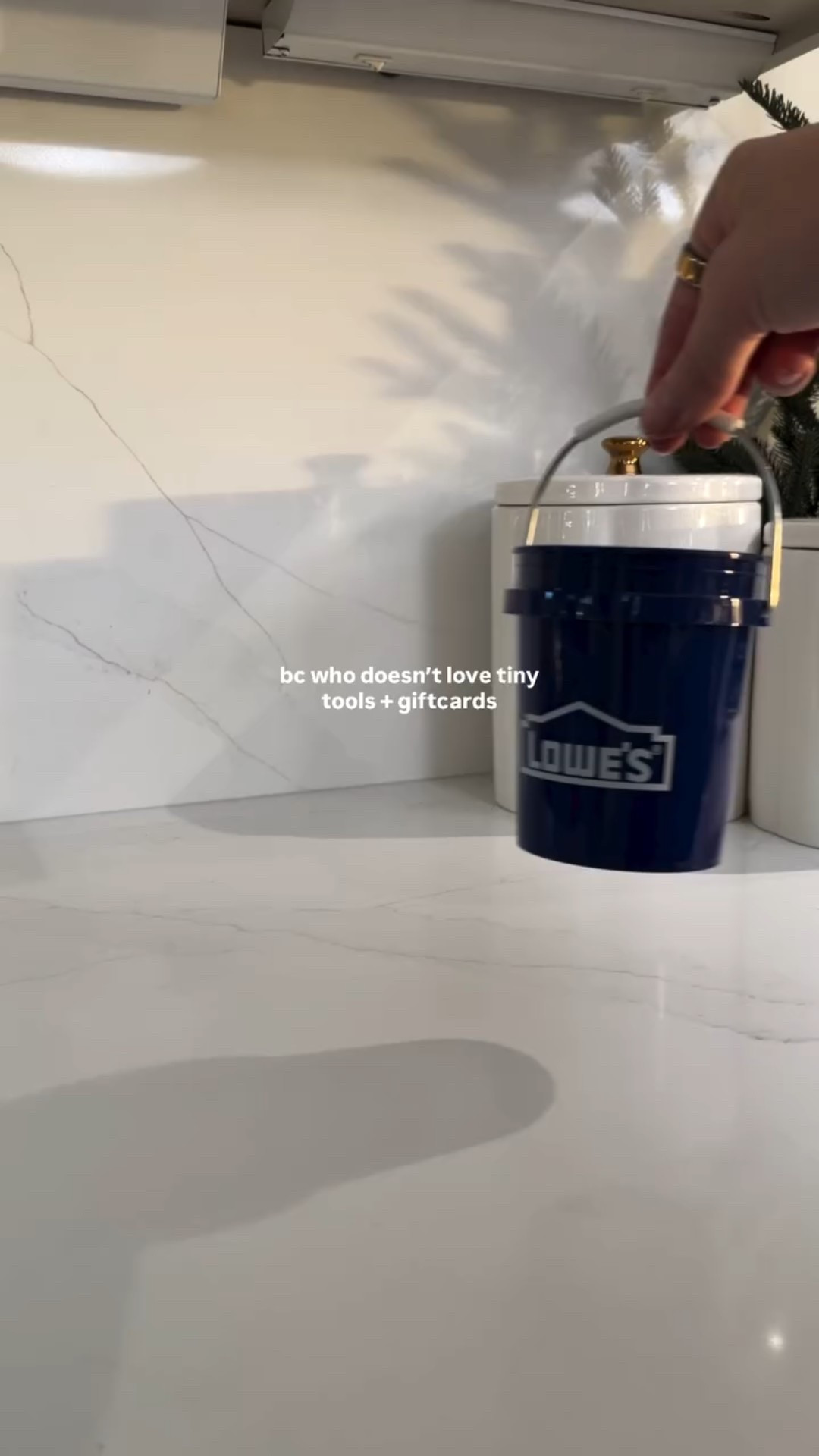 the cutest lil gift buckets 🪣✨🎀

tap follow + comment a 🩵 for direct links to shop these tiny tools and my other gift guides ◡̈ 

@loweshomeimprovement has the right gifts for everyone and I gathered the best deals for yall and organized it all in my lowes storefront link in my bio ✨ alsoooo make your life easier buy online and do drive up or have it delivered 🚛