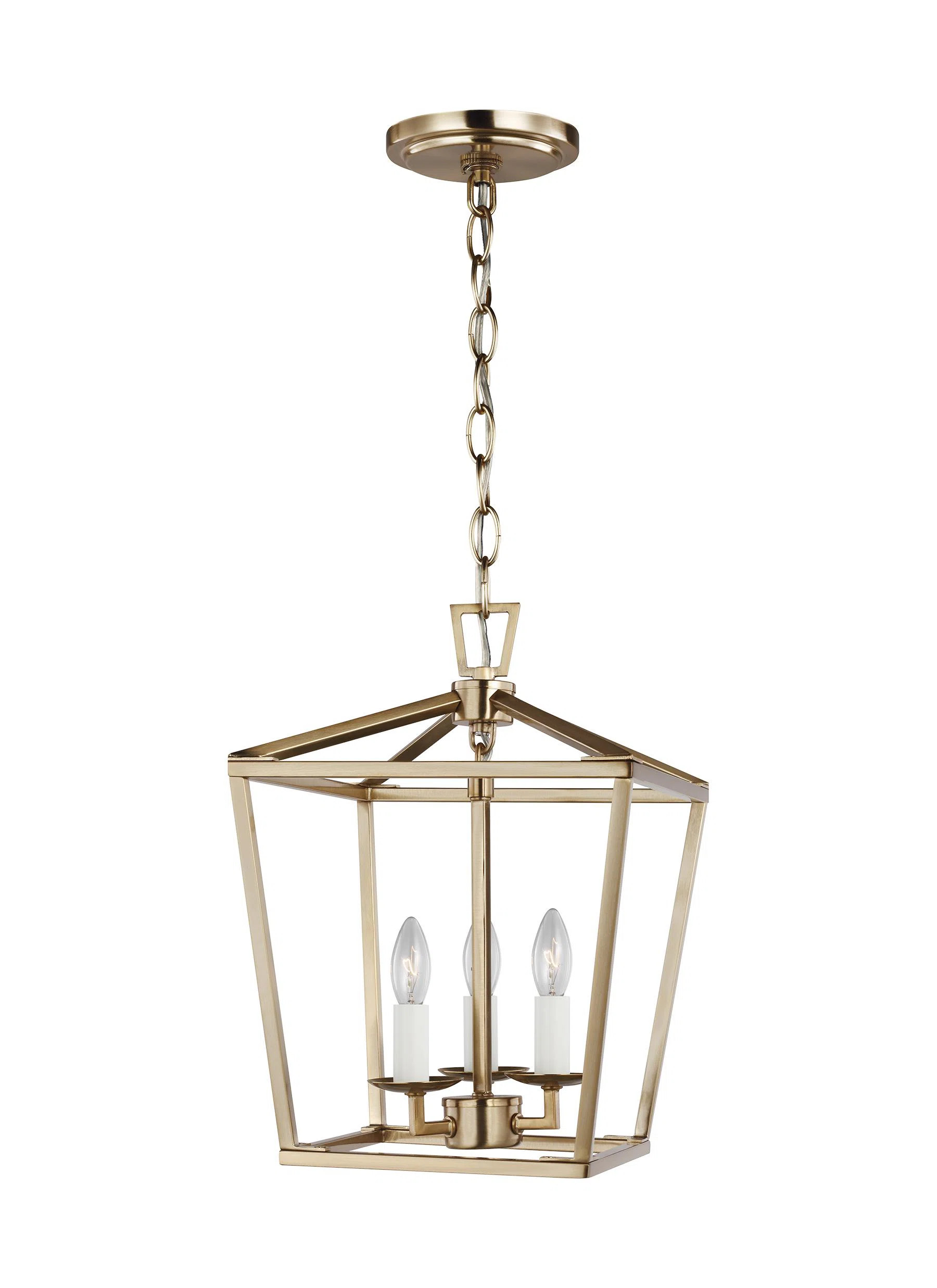 Ellette 3 - Light Lantern Geometric Chandelier | Wayfair North America