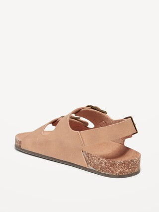 Unisex Faux-Leather Double-Buckle Sandals for Toddler | Old Navy (US)