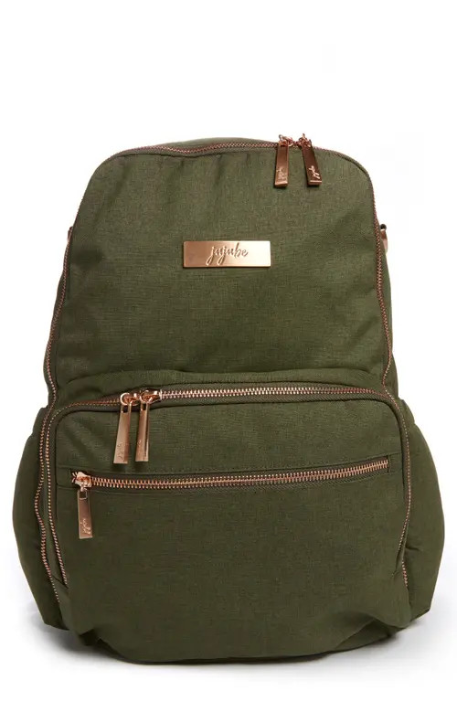 Ju-Ju-Be Zealous Water Resistant Diaper Backpack in Olive at Nordstrom | Nordstrom