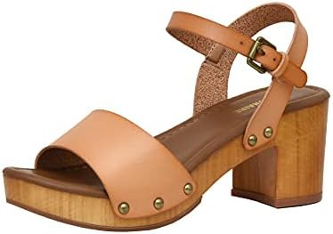 CUSHIONAIRE Women's Sloan Faux Wood Sandal +Memory Foam Insole & LiteSole Technology -Wide Widths... | Amazon (US)