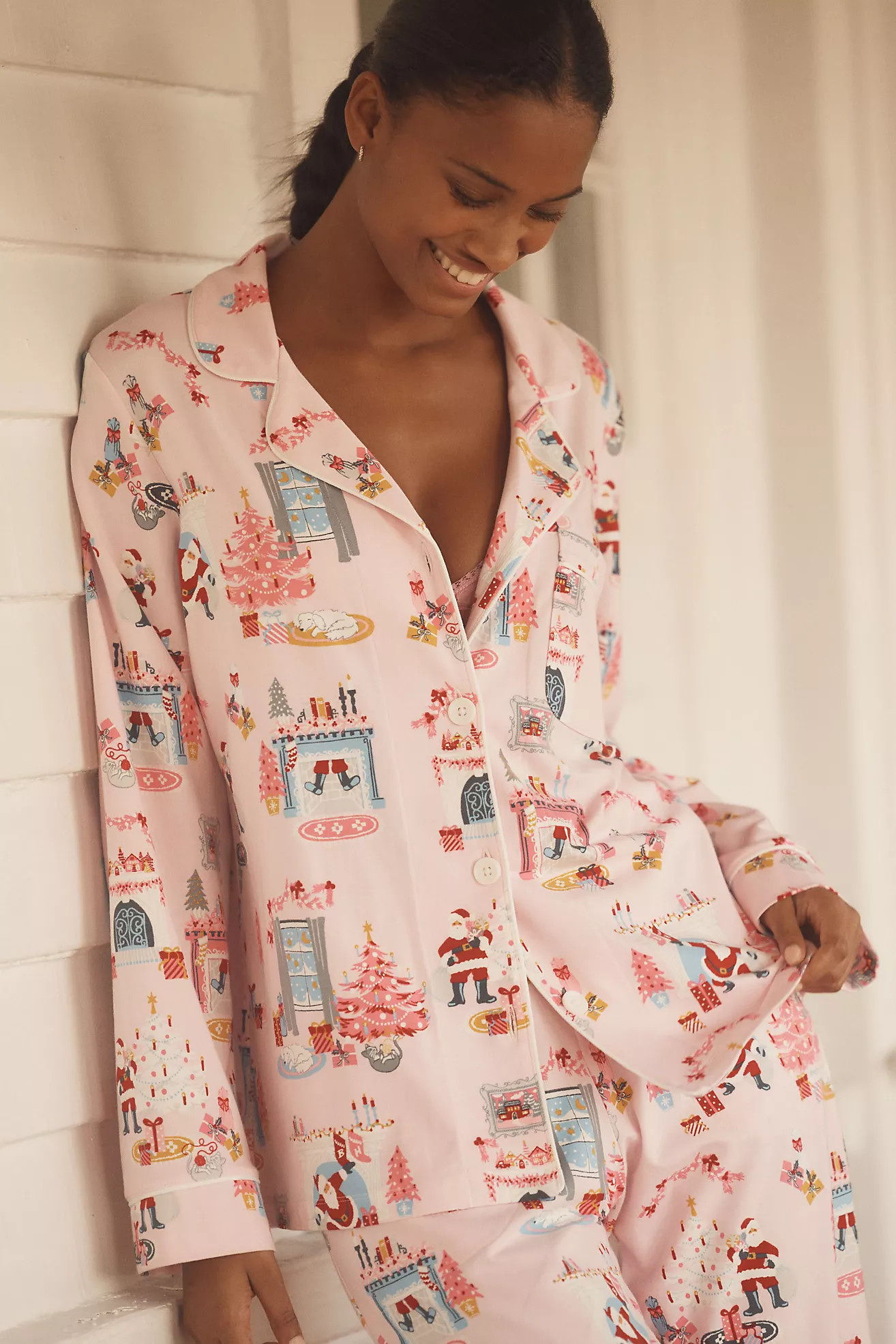 Bedhead Must Be Santa Pajama Set, Winter Pajamas | Anthropologie (US)