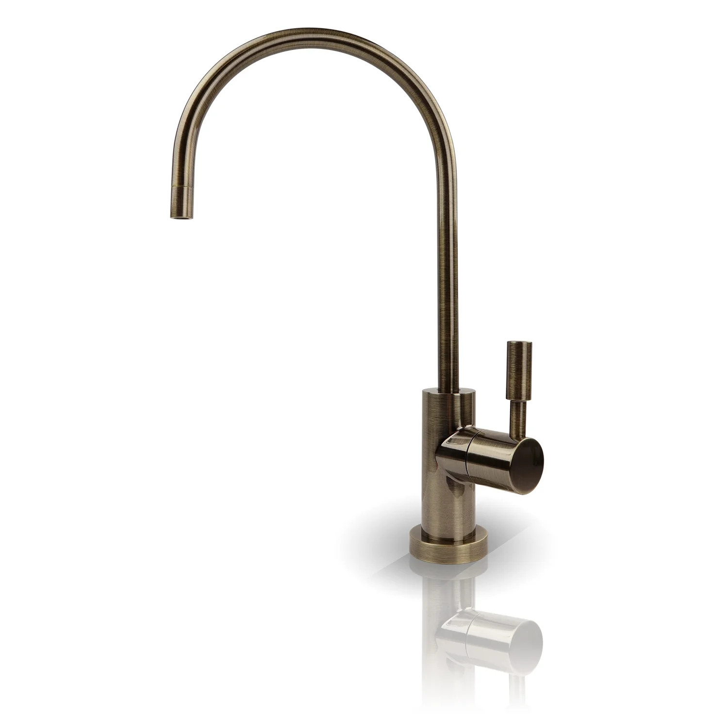 APEC Drinking Water Reverse Osmosis Faucet with Non Air Gap in Antique Brass (FAUCET-CD-AB) | APEC Water