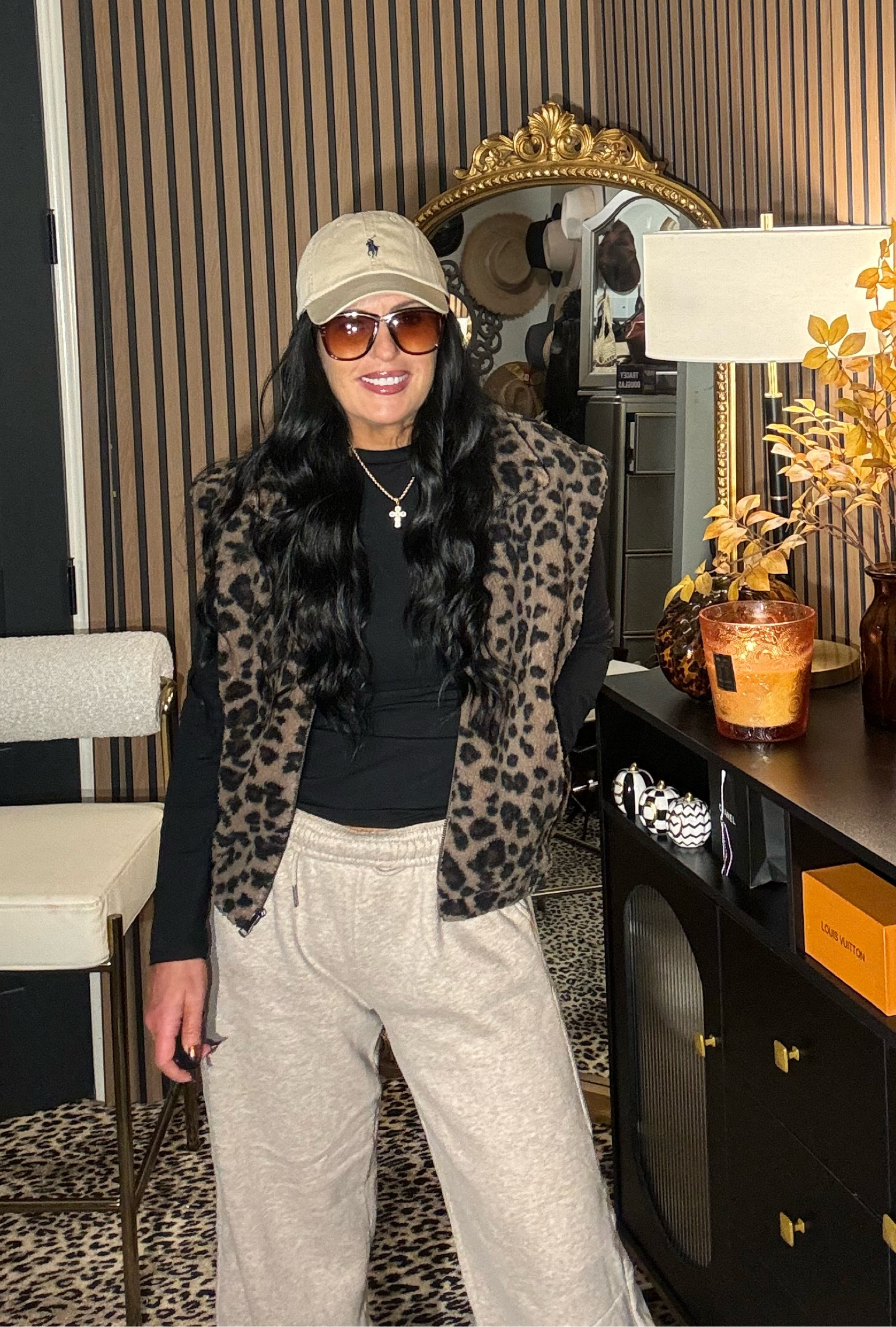 I love how versatile this vest is!  Dress it up or pair it with joggers!  

Small in vest 
Small in top
Small joggers 

#LTKActive #LTKStyleTip