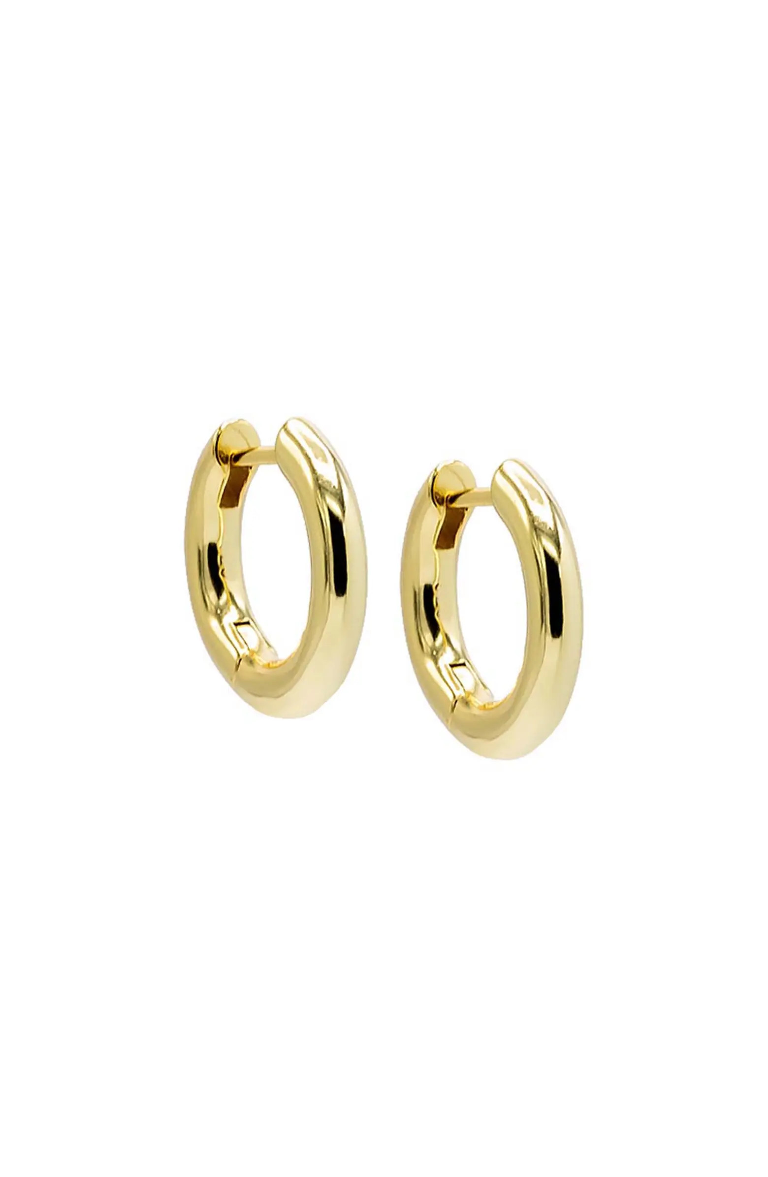 Solid Wide Rounded Huggie Earring | Nordstrom