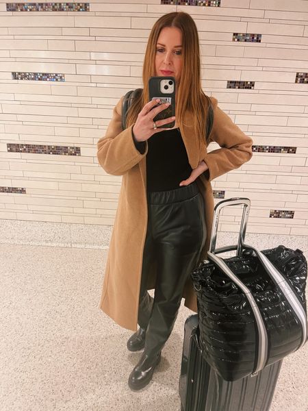 NY outfit day 3🥂
•Anine bing pants 
•Rag and bone onsie 
•Vince coat 
•Gucci boots 

#LTKSeasonal #LTKbeauty #LTKtravel