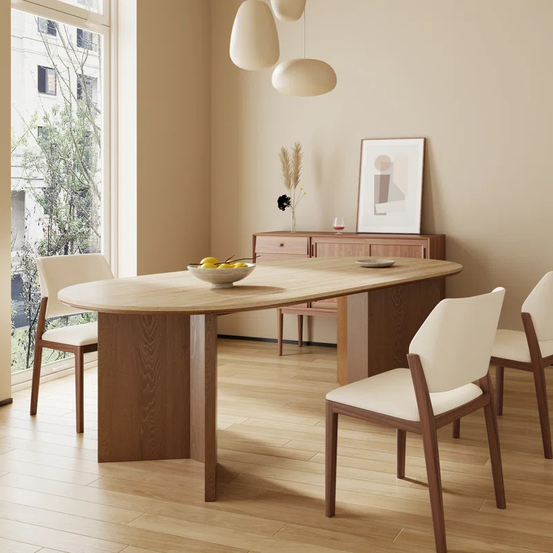 Viesville Solid Wood Base Dining Table | Wayfair North America