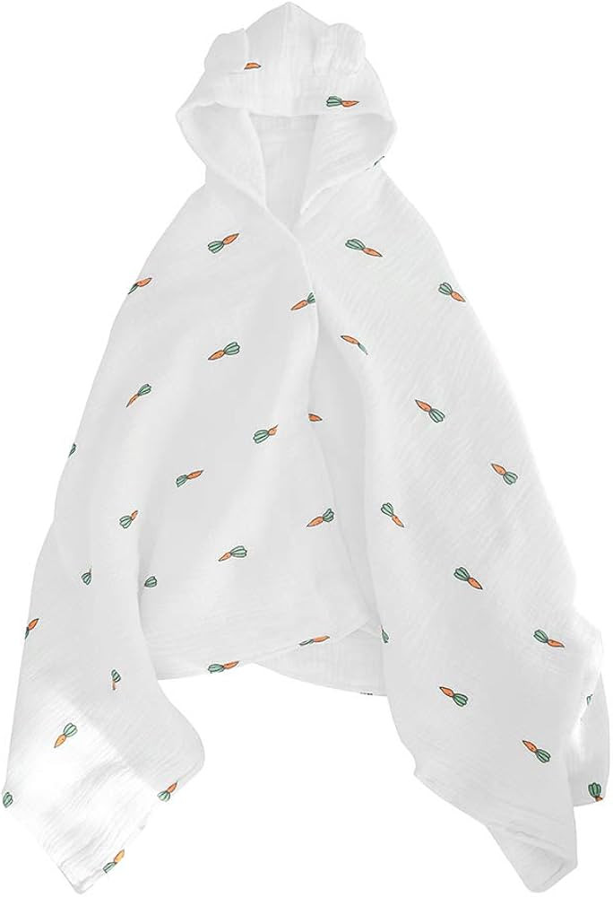 sense gnosis Baby Hooded Bath Towel Super Soft 100% Muslin Cotton Highly Absorbent Comfortable In... | Amazon (US)