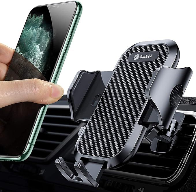andobil Car Phone Holder Mount [2023 Upgraded] Smartphone Air Vent Holder Easy Clamp Hands-Free C... | Amazon (US)