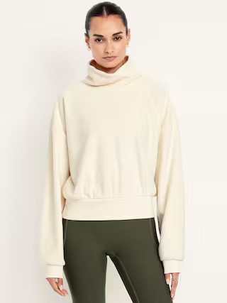 Performance Microfleece Mock Neck Sweatshirt | Old Navy (US)