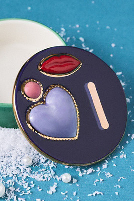 Handpainted Stoneware Monogram Trinket Box | Anthropologie (US)