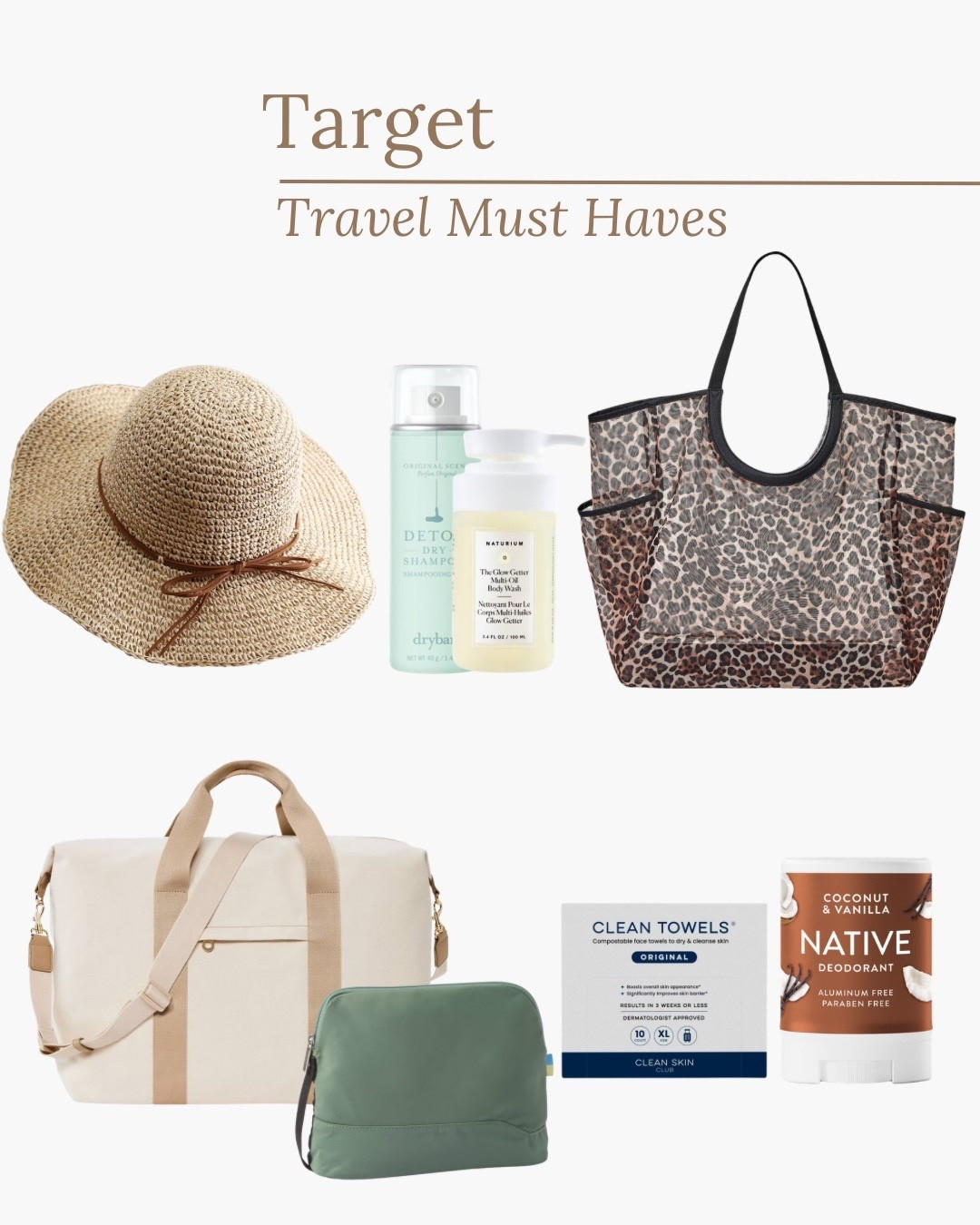 Target travel must haves!

#LTKgrwm #LTKootd #LTKTravel