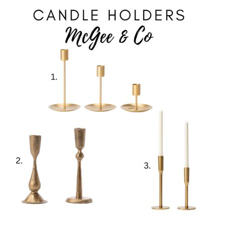Favourite Candle Holders from McGee & Co! 

#LTKhome #LTKstyletip