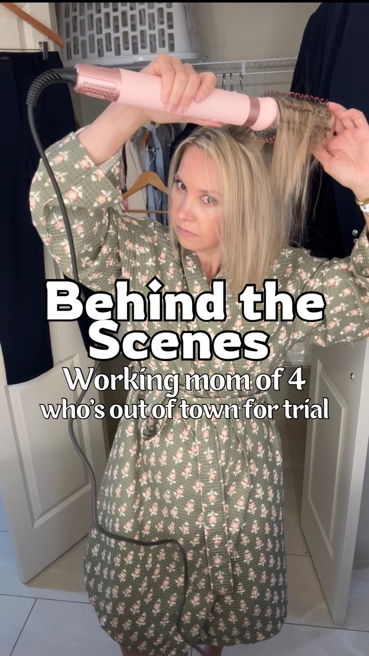 I’m Julie, a mom of 4, and I work full time in corporate America. I’m currently out of town for 10ish days for work which is the longest by far that I’ve ever been away from my husband and kids. This is my behind the scenes while getting ready for the first da of trial! 

Let’s be friends, so follow along for more working mom life! 😘😘

#modernmom #workingmomma #motherhoodunfiltered #momof4 #millenialmom 
over40 workingmomlife momsunfiltered grwmvlog momsupportingmoms 4kidsin6years btsvlog motherhood momsover40 momlifebelike motherhood workingmoms relatablemoms reallife GRWM worktrip lawyermom

#LTKWorkwear #LTKOver40 #LTKgrwm