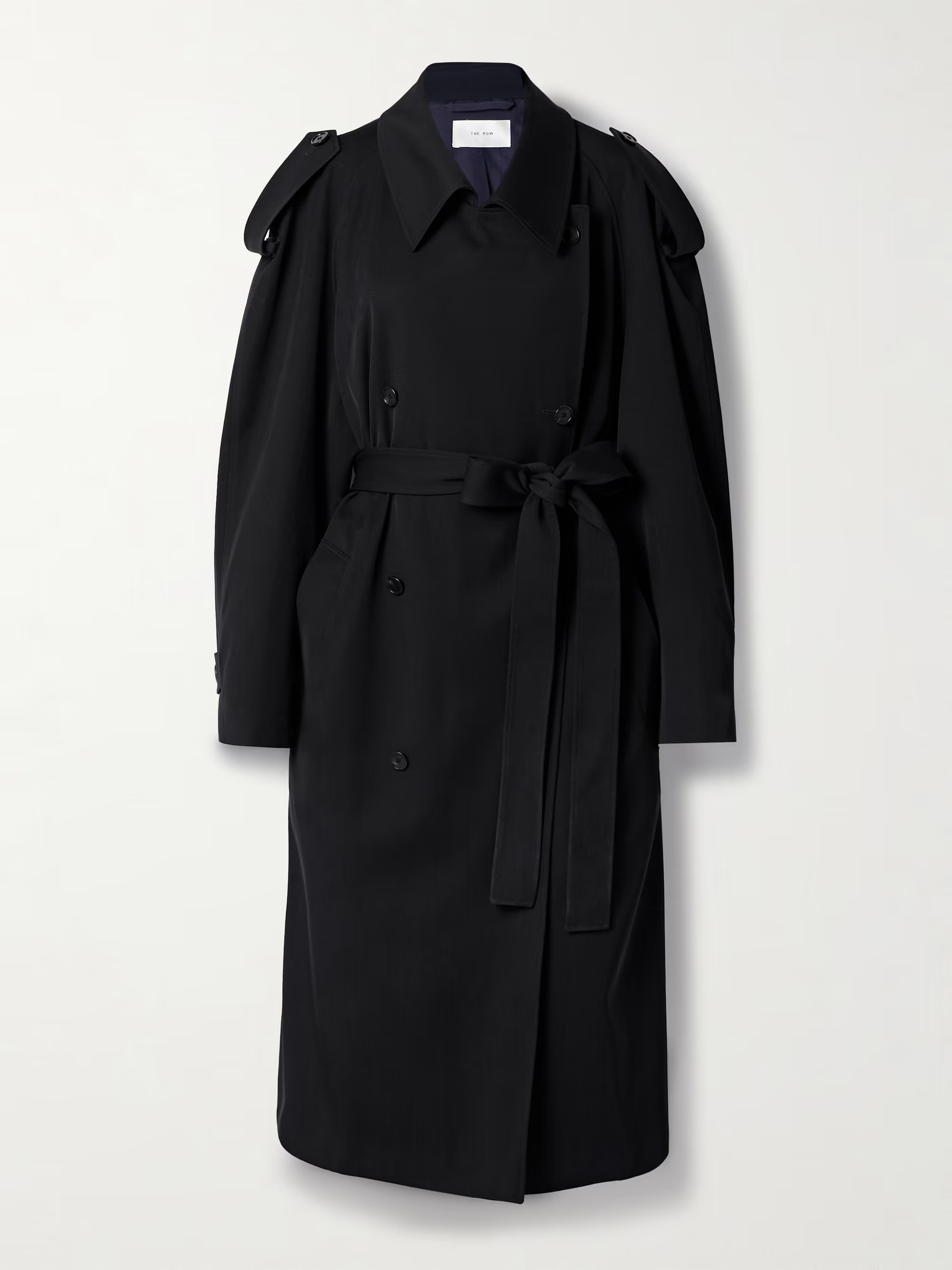 Denver double-breasted wool-twill trench coat | NET-A-PORTER (UK & EU)