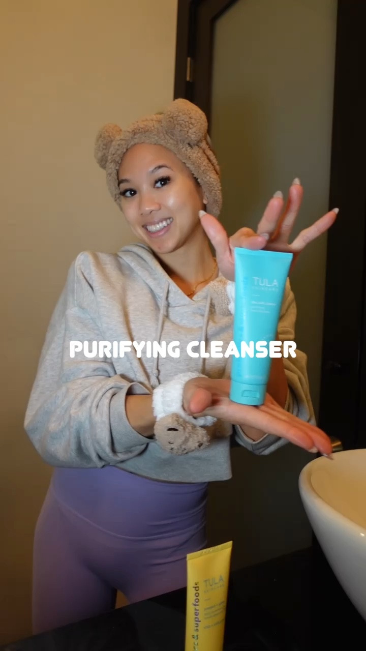 An all Tula skincare routine with my top 3 at the end! #LTKskincare #LTKproducts 

#LTKVideo