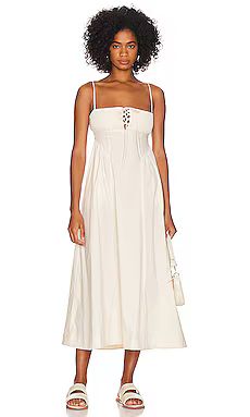 Free People Fifi Midi Dress in Ivory from Revolve.com | Revolve Clothing (Global)