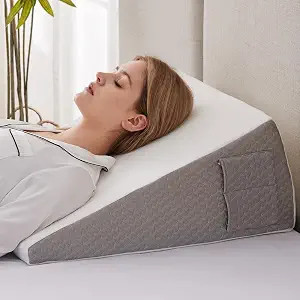 Wedge Pillow for Acid Reflux, Bed Wedge Pillow for Headboard 10", Pillow Wedge for Back Pain Reli... | Amazon (US)