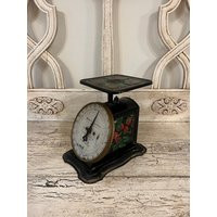 Vintage Kitchen Scale - Rusty, Black With Painted Strawberries Rustic Farmhouse Decor | Etsy (US)