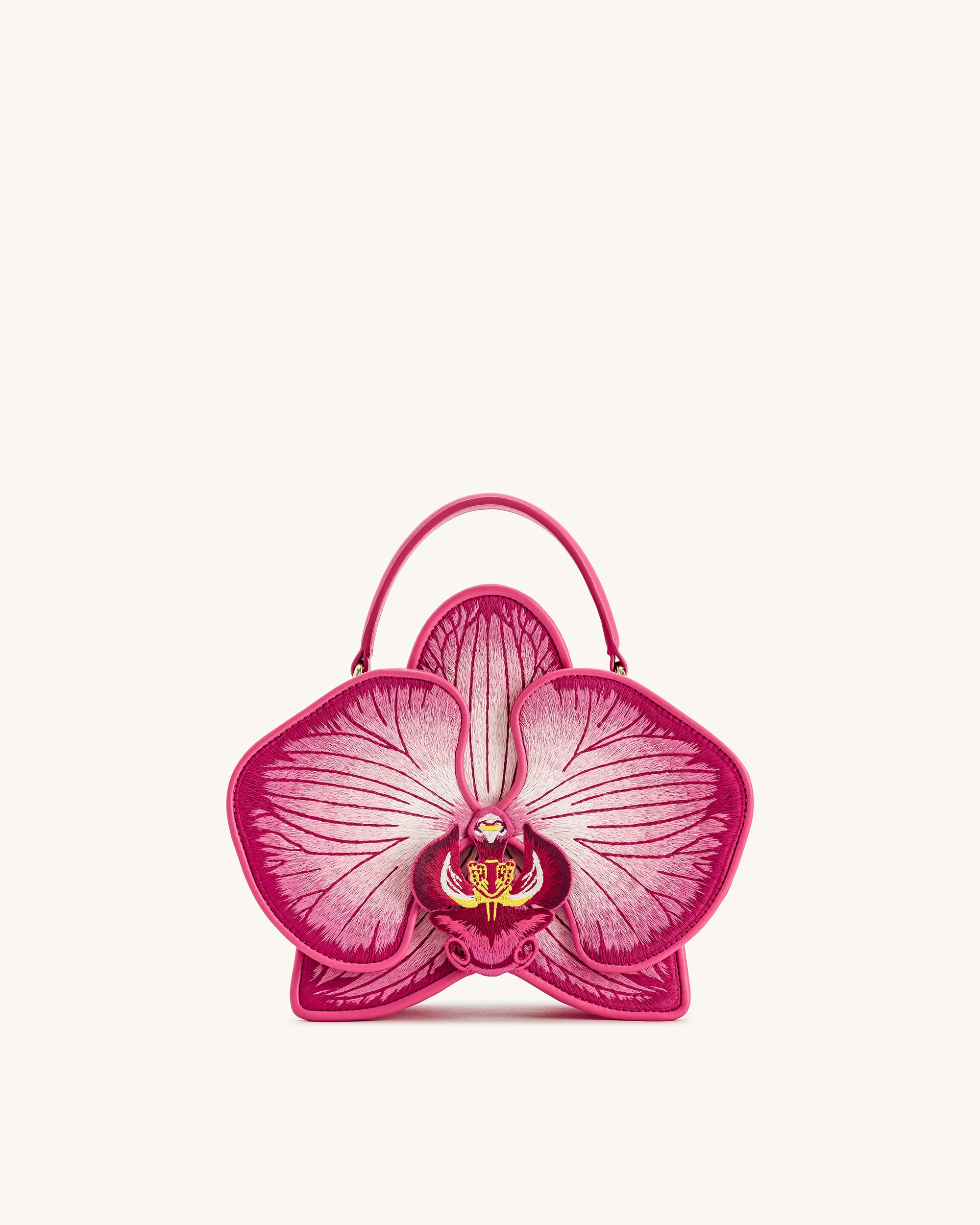Flora Orchid Shaped Top Hand Bag - Pink | JW PEI US