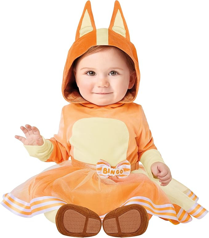 Spirit Halloween Bluey Bingo Baby Dress Costume | Officially Licensed | Family Group Costumes | B... | Amazon (US)