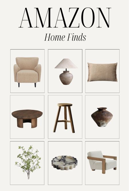 Amazon home, decor, rustic decor, organic modern, coffee table le, living room, kitchen, accent chair, pillow, vase, lamp 

#LTKFindsUnder100 #LTKStyleTip #LTKHome