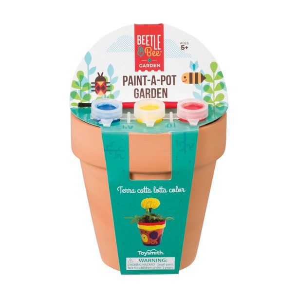 Beetle & Bee Garden - Paint-A-Pot Garden | Walmart (US)