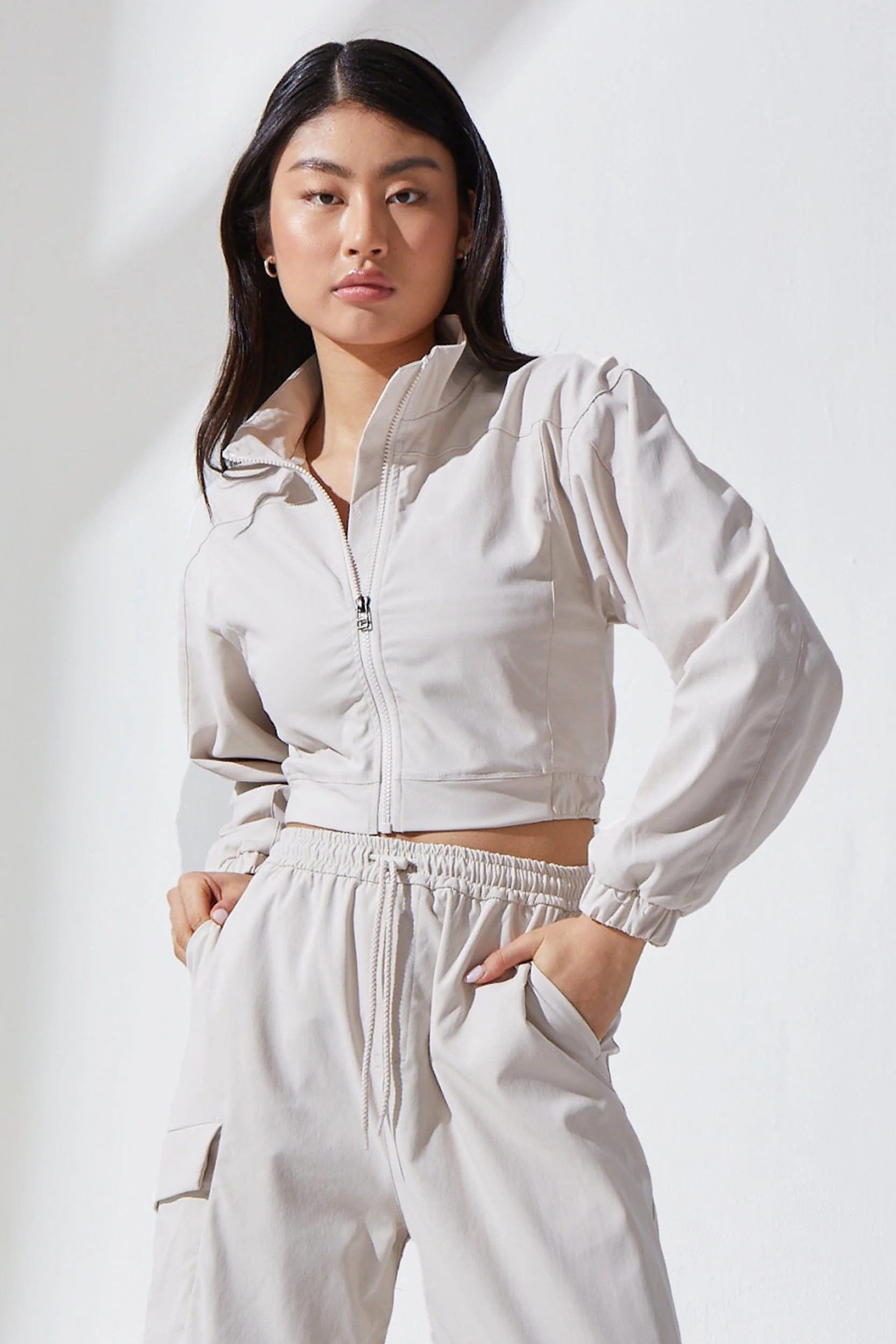 Destination Bomber Jacket - Stone | The Noli Shop