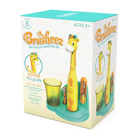Brusheez Children's Electronic Toothbrush Set - Jovie the Giraffe, One Size, Yellow | JCPenney