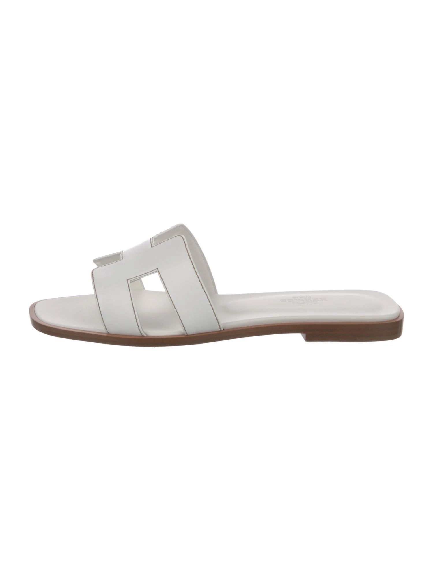 Oran Leather Slides | The RealReal