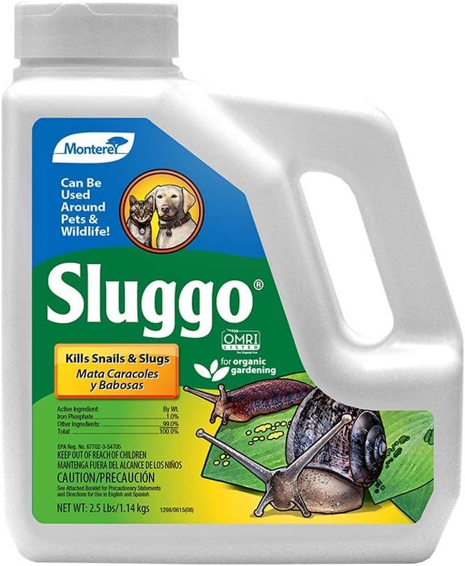 Monterey - Sluggo - Wildlife and Pet Friendly Snail & Slug Killer, OMRI Listed for Organic Garden... | Amazon (US)