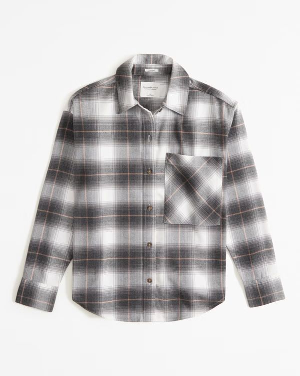 Oversized Flannel Shirt | Abercrombie & Fitch (US)