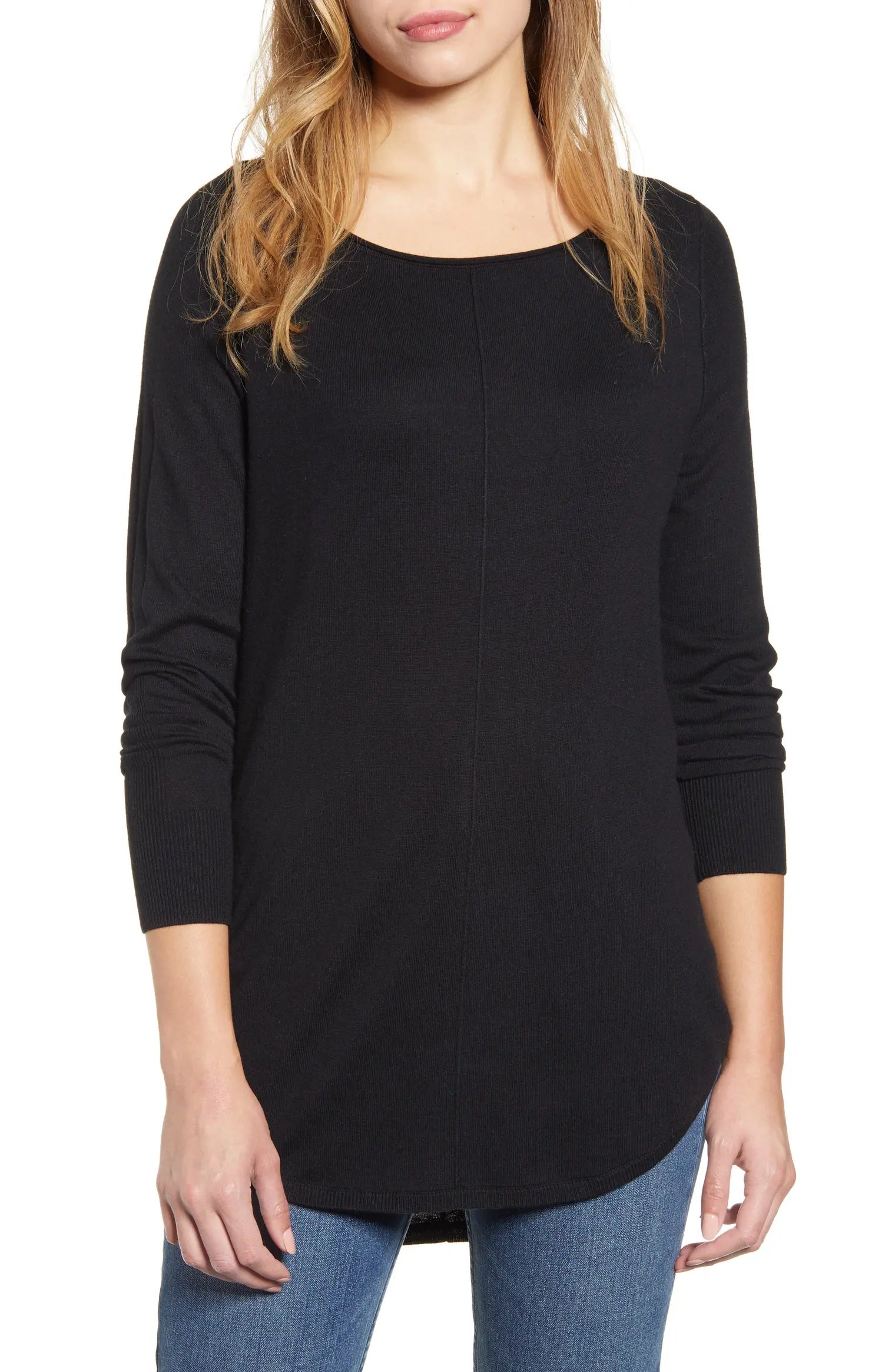 Shirttail Tunic Sweater | Nordstrom