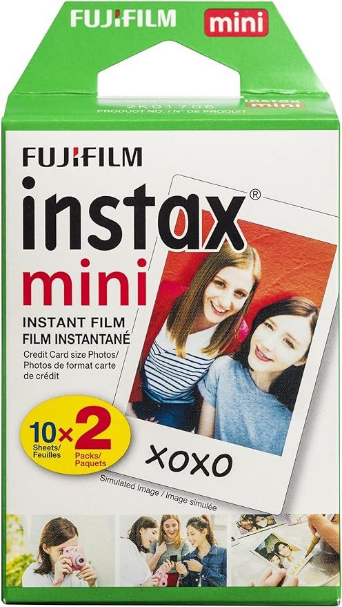 Fujifilm Instax Mini Instant Film Twin Pack (White) | Amazon (US)