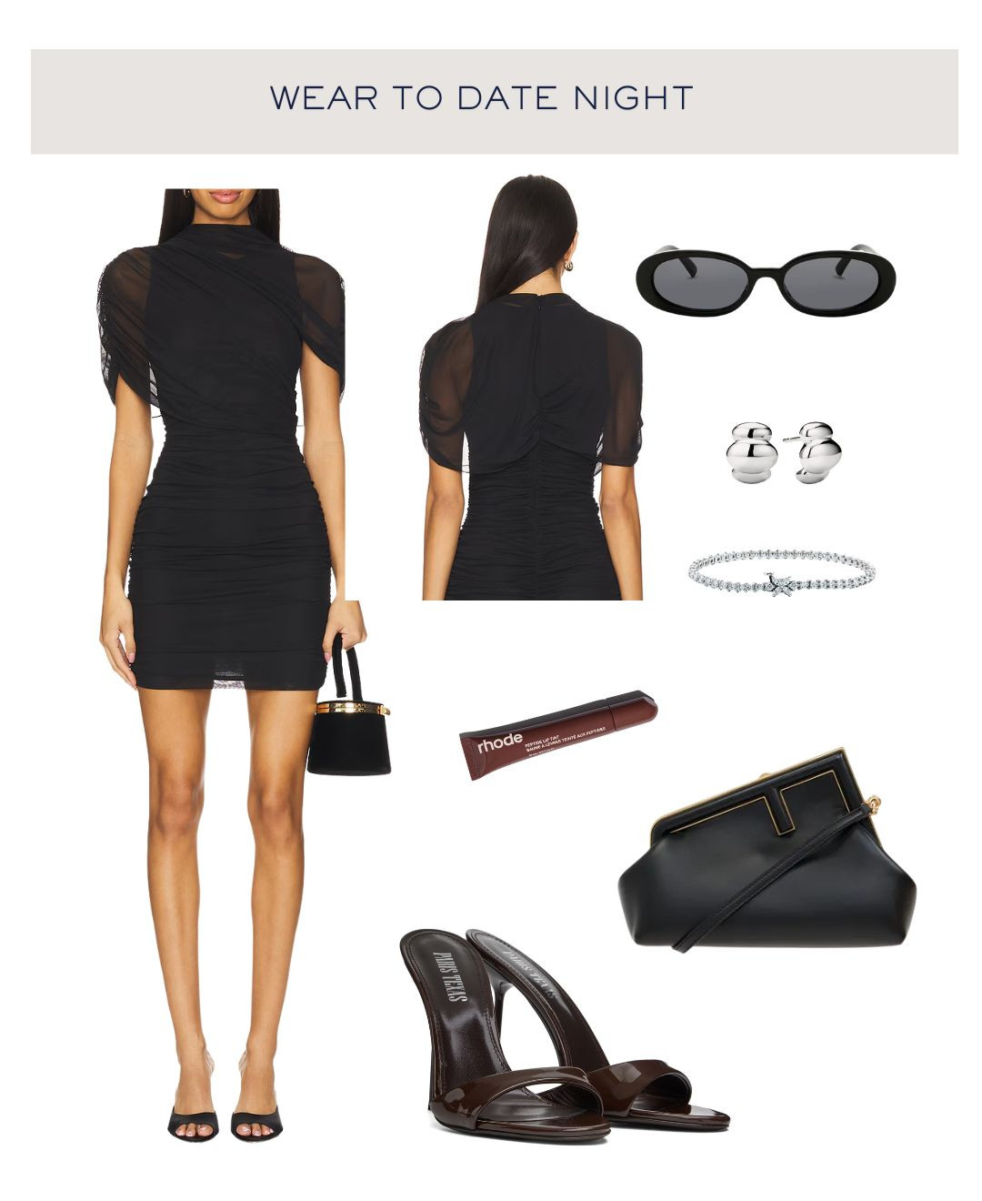 Date night outfit


___

Little black dress, mini dress, date night dress, short dress, short black dress, dinner dress, dinner outfit, dinner date, chic black dress, LBD, revolve, fendi, evening look, outfit inspo
 