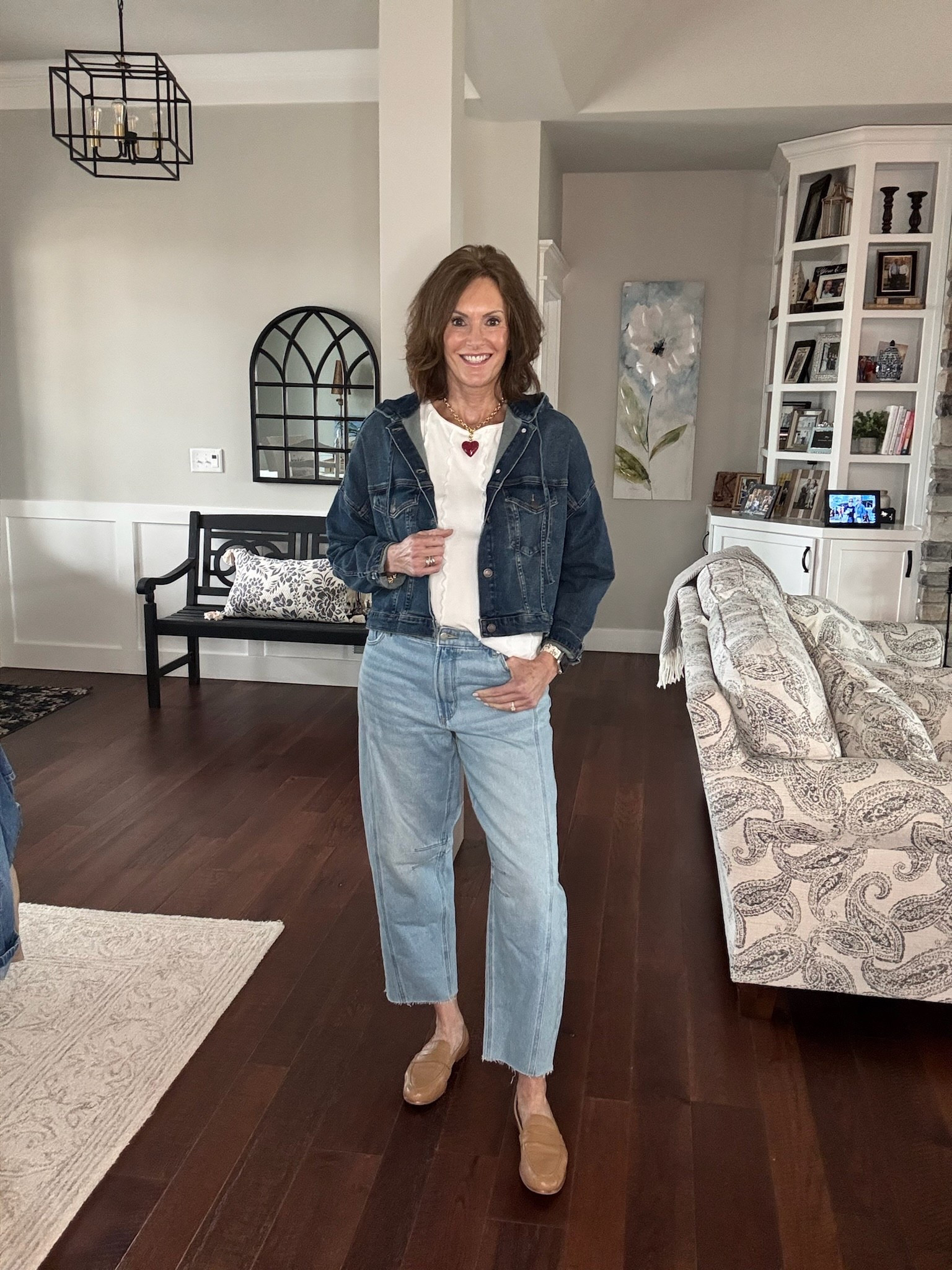 Chic everyday outfit for spring! Loving the denim on denim look  

 Women’s fashion, outfit inspo, outfit ideas, what to wear for, fashion over 40, fashion over 50, spring outfits, winter to spring style, winter to spring transition outfits, spring outfits, spring fashion, spring style, women’s spring outfit, Vacation outfit, vacation style, Easter outfit, Easter outfit inspo 




#LTKSeasonal #LTKootd #LTKOver40