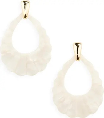 Nordstrom Scalloped Teardrop Earrings | Nordstrom | Nordstrom