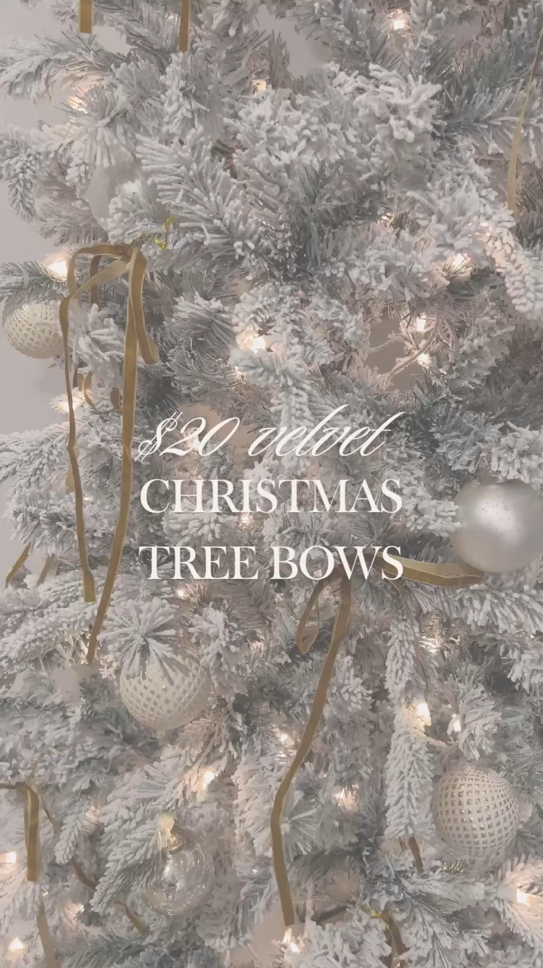 Obsessed with these velvet bows for our tree!! Soooo easy to put on + totally complete the tree🤎🌲✨ 

#LTKSeasonal #LTKGiftGuide #LTKHoliday