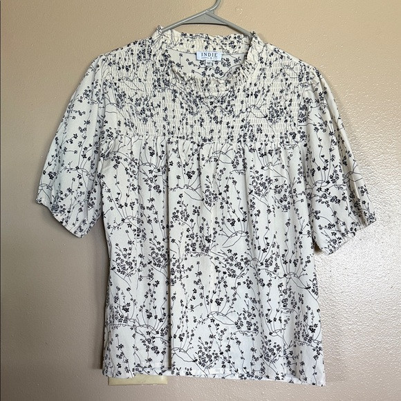 Indie & Co floral print top Size M | Poshmark