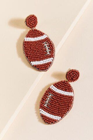 Beaded Football Earrings - francesca's | Francesca's