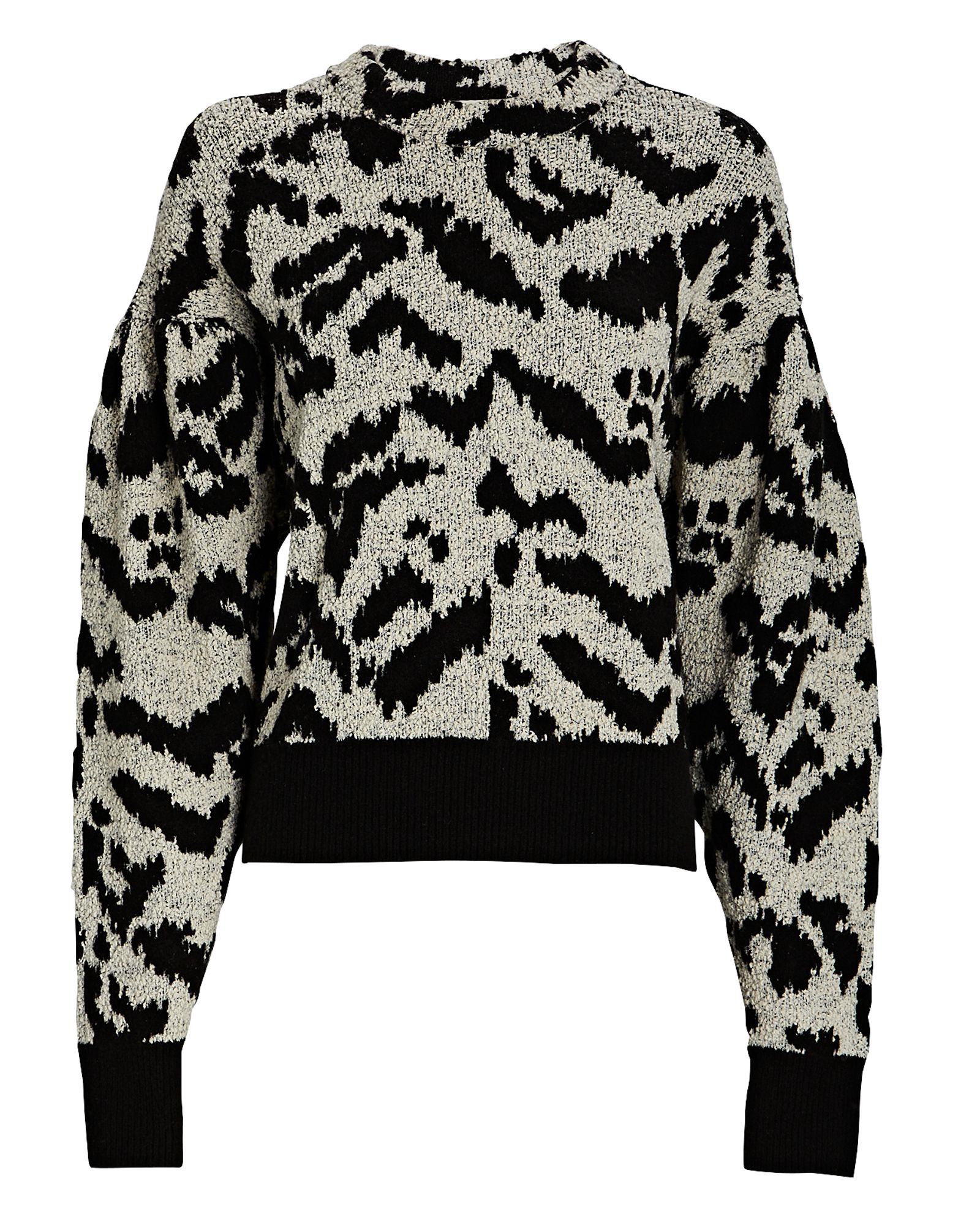 Nalla Wool-Blend Jacquard Sweater | INTERMIX