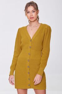 Ribbed Cardigan Sweater Dress | Forever 21 | Forever 21 (US)