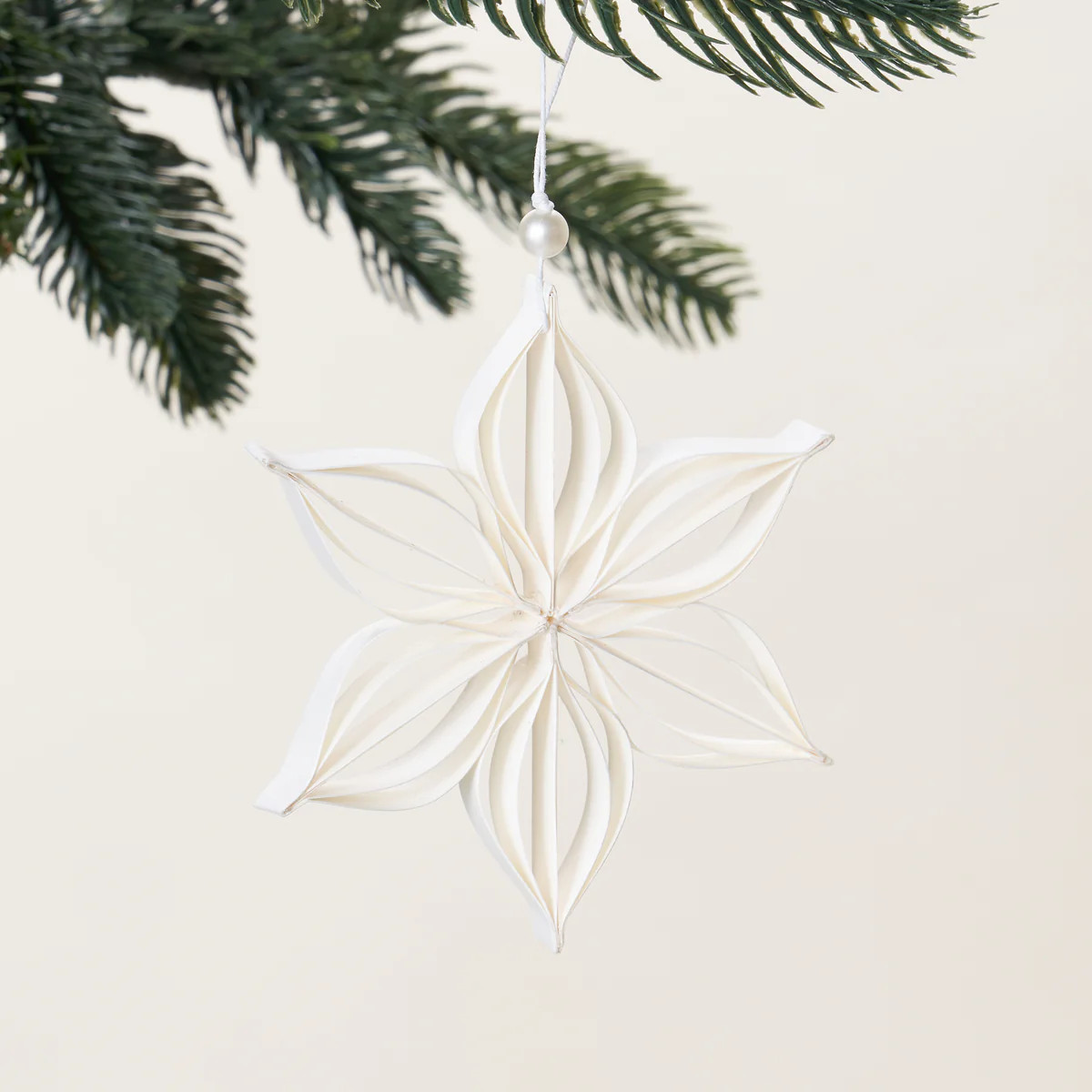White Yule Ornament | Kate Marker Home