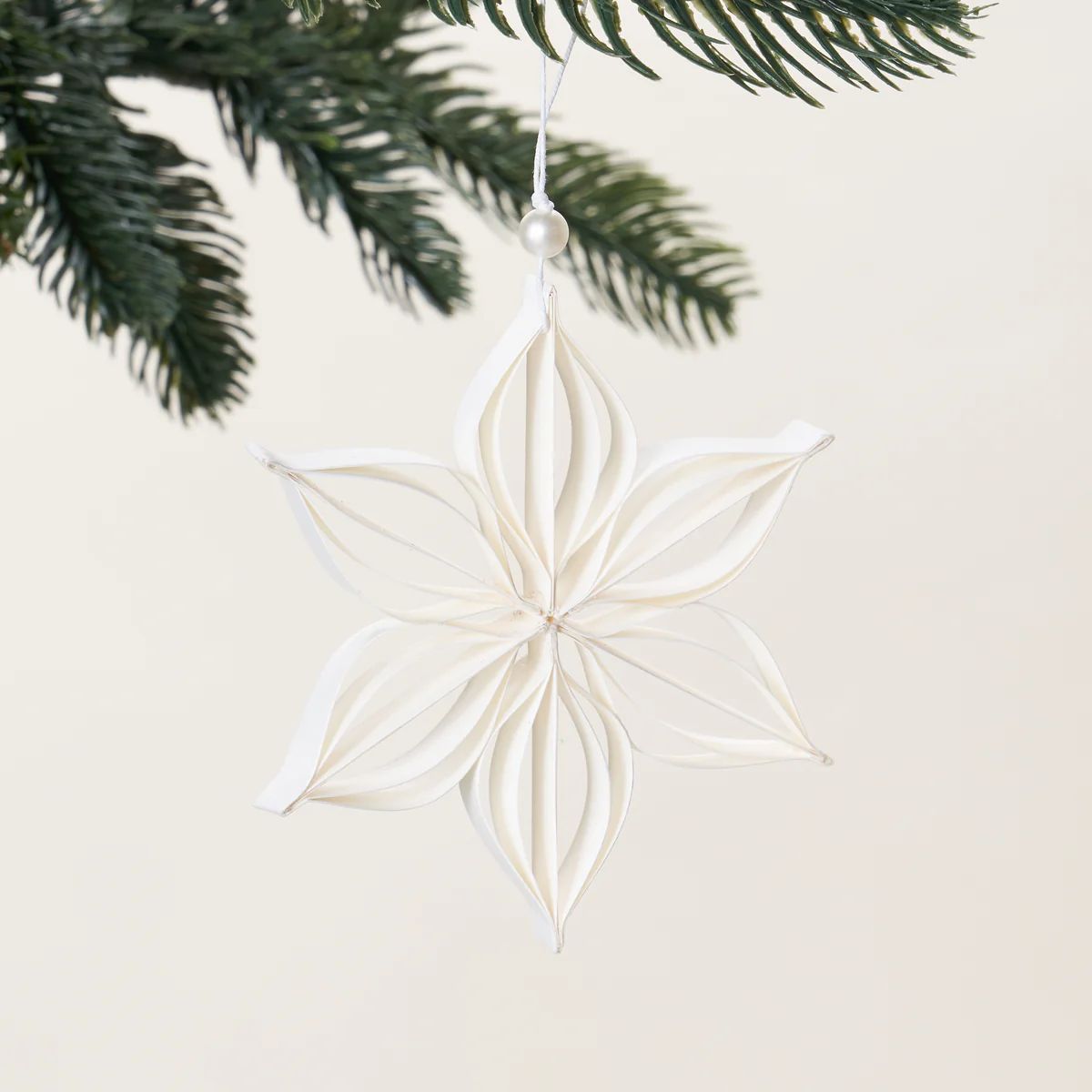 White Yule Ornament | Kate Marker Home