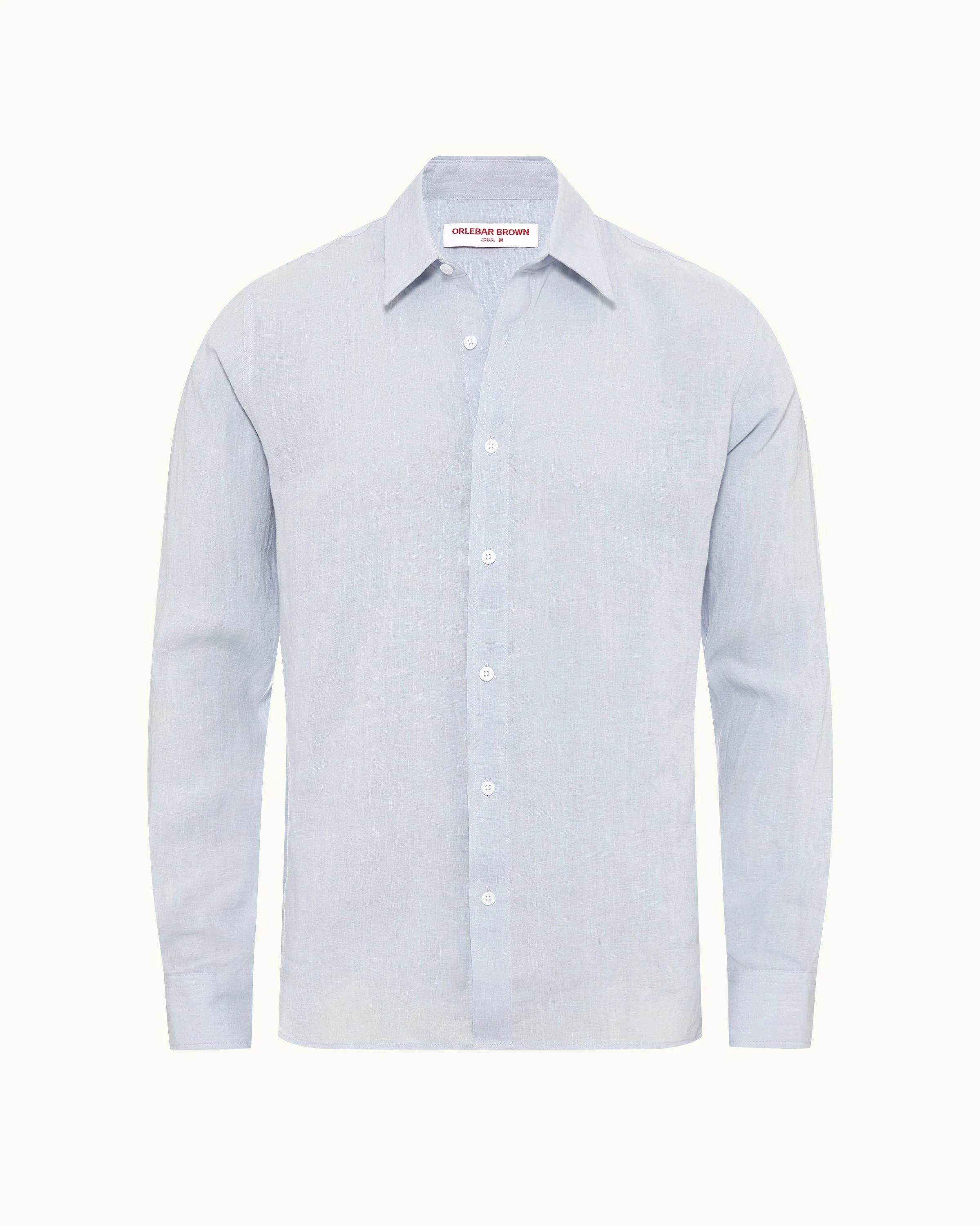 Orlebar Brown | Hush Classic Collar Linen Shirt | Orlebar Brown
