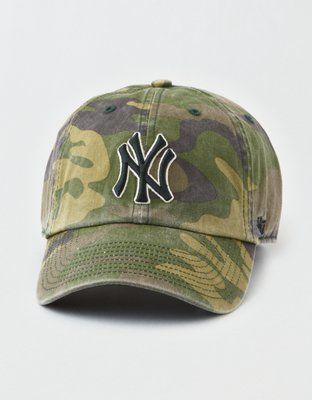 '47 Brand New York Yankees Camo Baseball Hat | American Eagle Outfitters (US & CA)