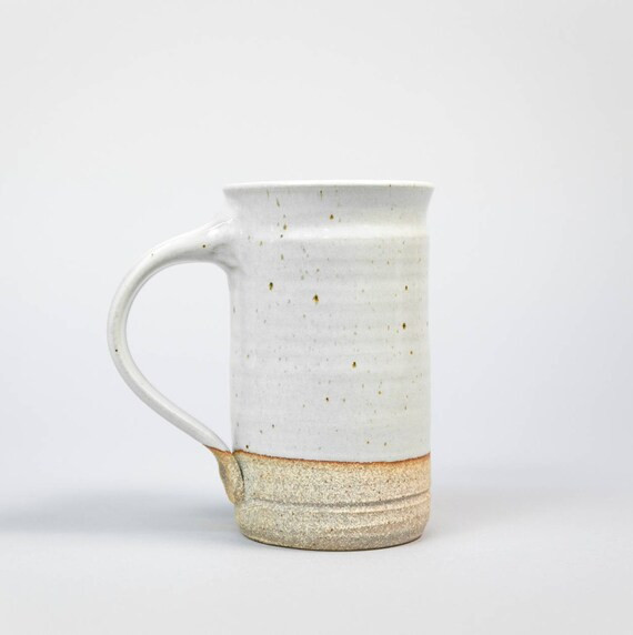 Tall Mug, hand thrown stoneware pottery mug by Hanselmann Pottery | Etsy (US)