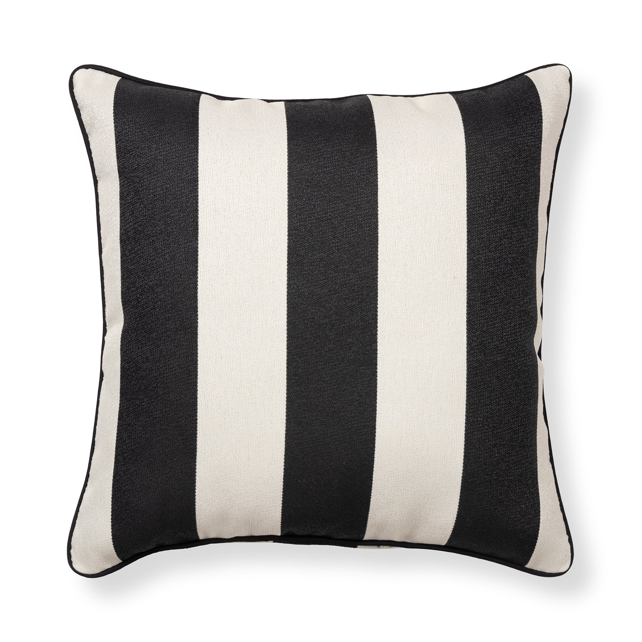 Better Homes & Gardens Cabana Black and White Striped Pillow | Walmart (US)